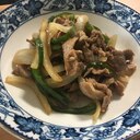 豚肉と玉ねぎとピーマンの甘辛煮